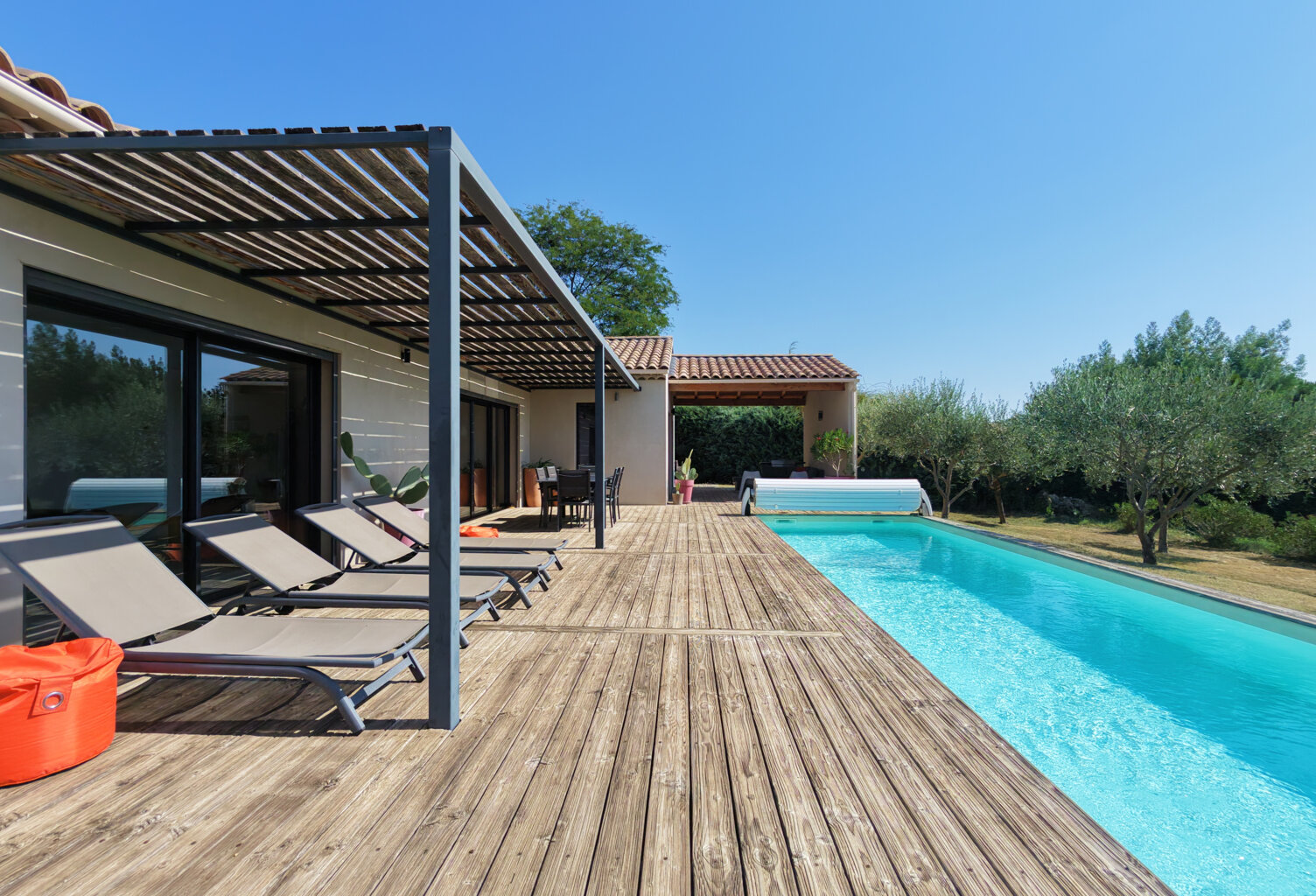 Superbe Villa contemporaine de plain-pied avec piscine et vu — photo 1