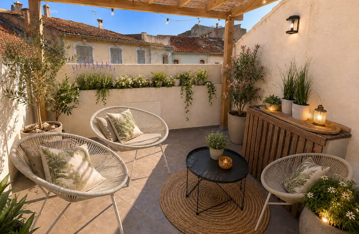 T3 DUPLEX AVEC TERRASSE - SALON - 201500 € (Honoraires charge vendeur) — photo 2