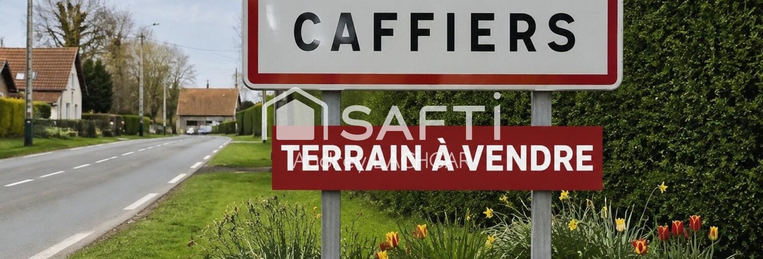 Terrain  1027 m² à vendre à Caffiers (62132)