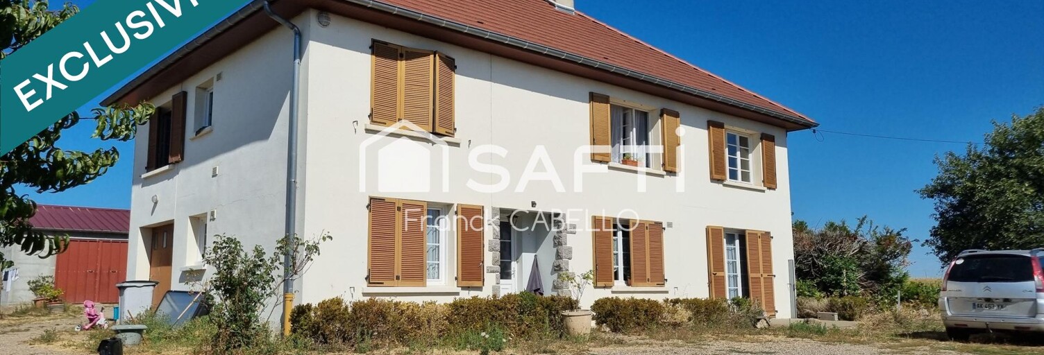 Maison 10 Pièces 189 m² à vendre à Étroussat (03140)