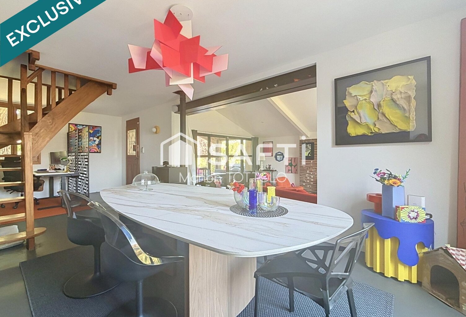 Maison rénovée, 2 chambres, bureau, terrain 1300m² — photo 1