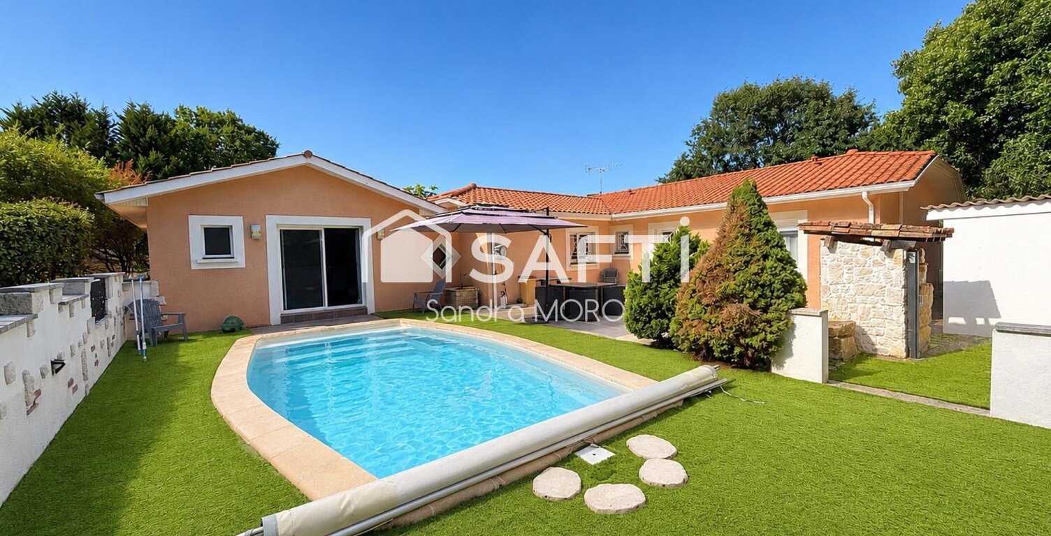 SAINT-PARDON-DE-CONQUES  Maison de plain-pied 124 m²  Piscine  Terrain arboré 2 546 m² — photo 1