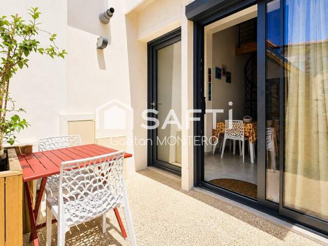 À vendre maison de charme rénovée avec terrasse en hypercentre d'Arcachon — photo du bien