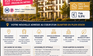 Appartement 1 Pièce 38 m² à vendre à Pantin (93500)