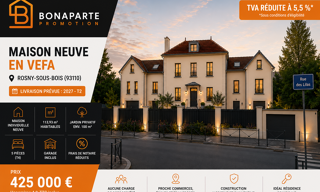 Maison 4 Pièces 114 m² à vendre à Rosny-sous-Bois (93110)