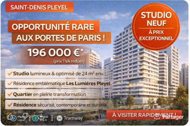 Appartement 1 pièces 196000 €