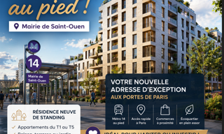 Appartement 1 Pièce 28 m² à vendre à Saint-Ouen-sur-Seine (93400)