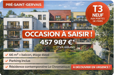 Appartement 2 pièces 457987 €