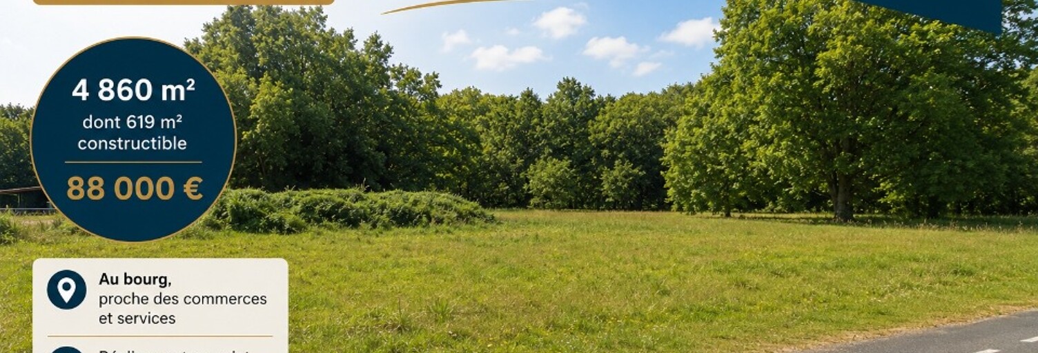 Terrain  4860 m² à vendre à Vensac (33590)