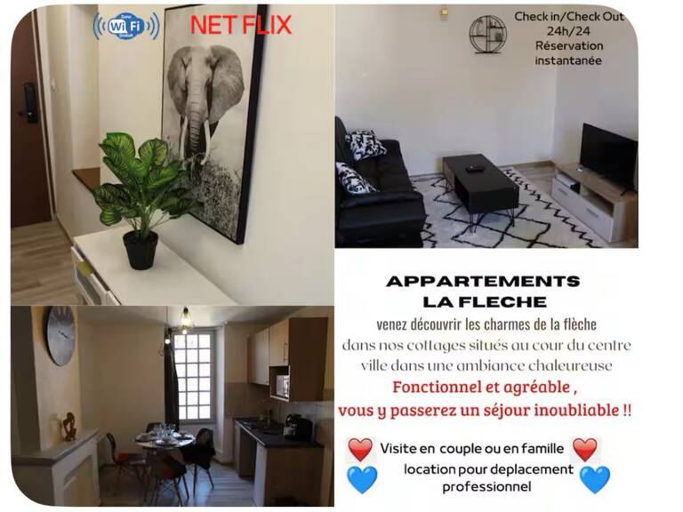 Appartement de 30m2 à louer sur La Flèche — photo 1