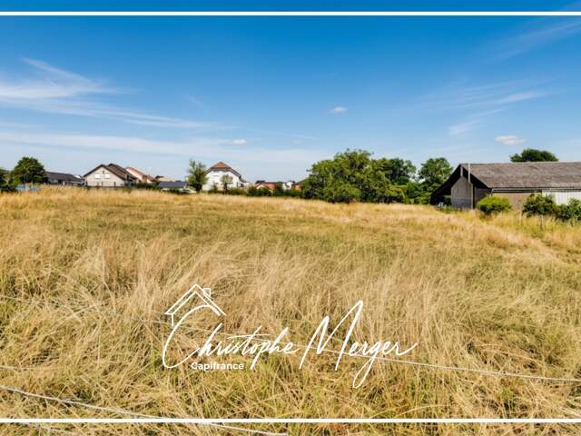Terrain constructible à vendre 2100 m² à Lorquin (57), non viabilisé, borné — photo du bien