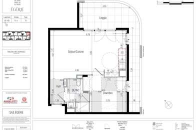Appartement 2 pièces 660 €