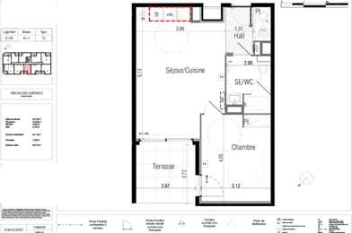 Appartement 2 pièces 655 €