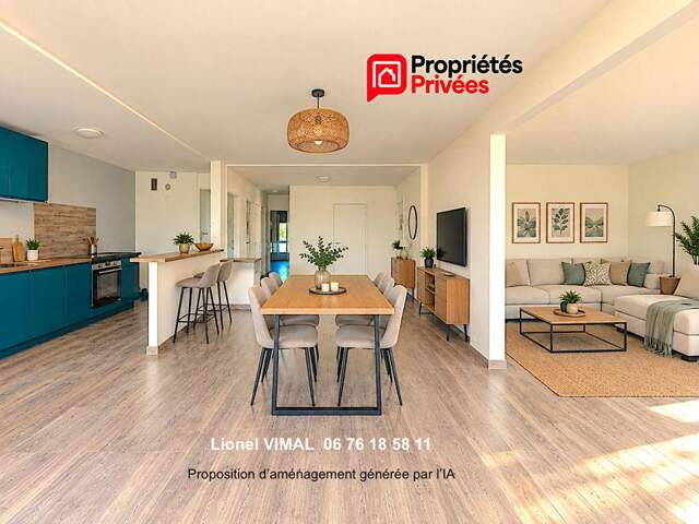 Appartement 4 pièces 79 m2 avec balcon, parking et cave — photo du bien