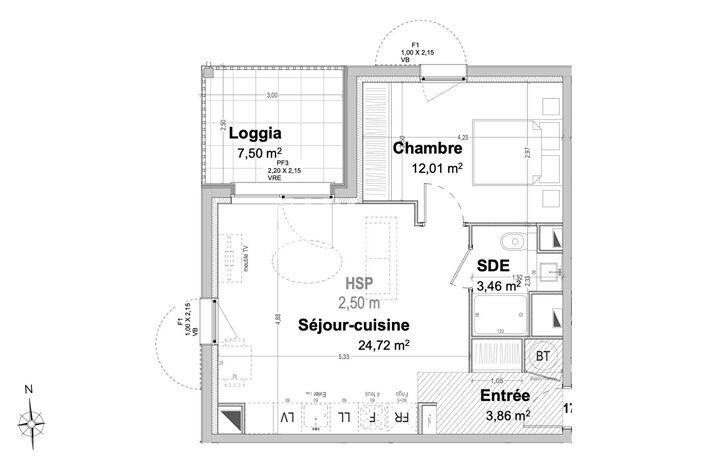 TOSSE - Appartement neuf T2 avec balcon, à quelques minutes des plages — photo 3