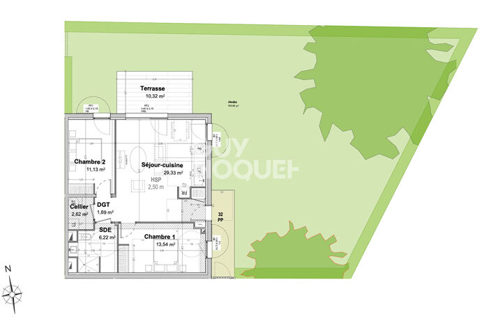 TOSSE - Appartement T3 neuf avec jardin privatif — photo 3