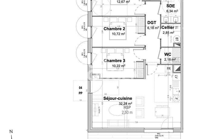 TOSSE - Appartement T4 neuf avec jardin privatif — photo 3