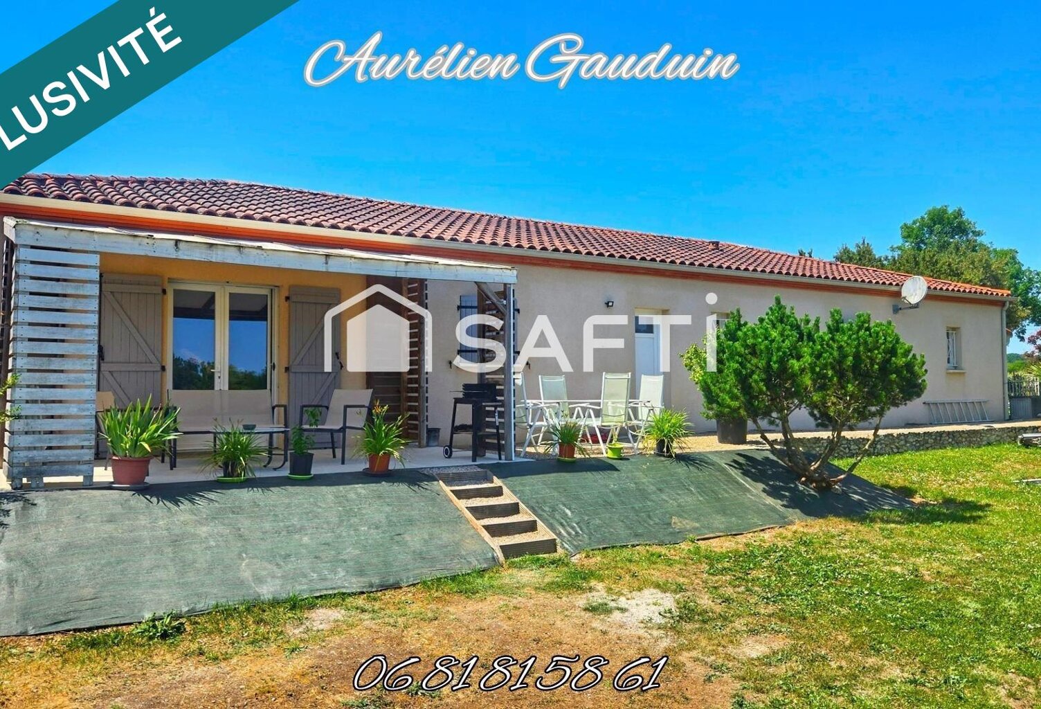 Plain-pied de 145 m² avec piscine et espace indépendant — photo 1