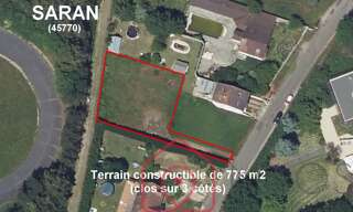 Terrain  775 m² à vendre à Saran (45770)