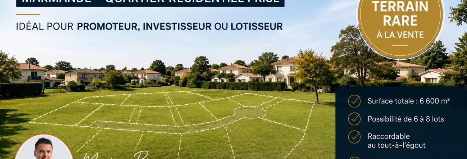 Terrain  6598 m² à vendre à Marmande (47200)
