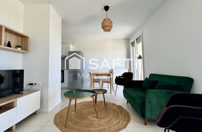 APPARTEMENT T2 MEUBLÉ AVEC TERRASSE ET PARKING  QUARTIER GARE SAINTJEAN — photo 2