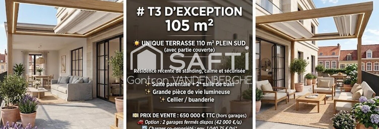 Appartement 4 Pièces 105 m² à vendre à Lille (59800)