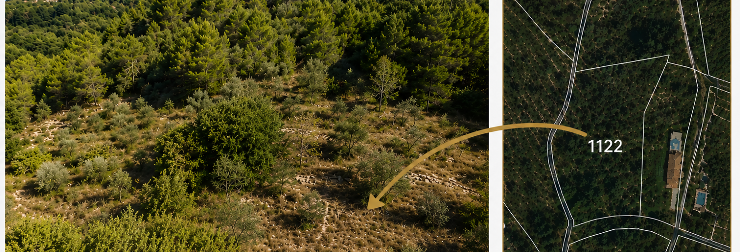 Terrain  1523 m² à vendre à Pierrefeu (06910)