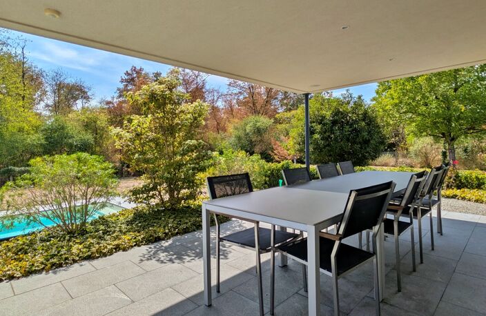 Maison à vendre 9 pièces KEMBS LOECHLE (68).Belle maison contemporaine de 250 m², 14 ares, avec piscine, en lisière de forêt — photo 4