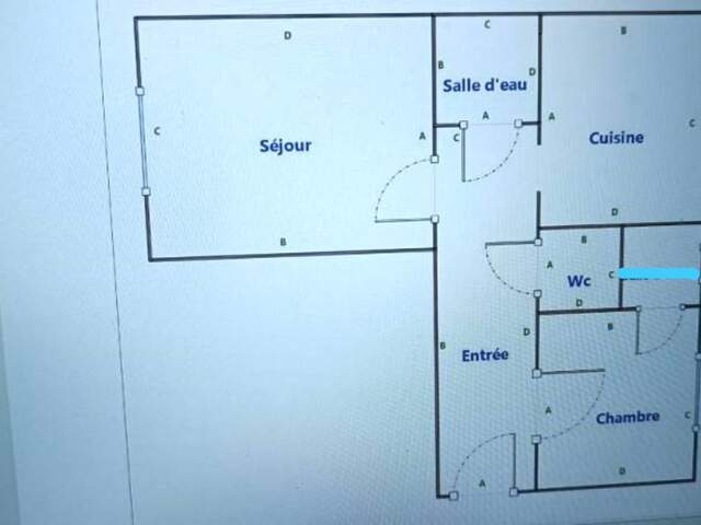 Appartement de 42m2 à louer sur Clichy — photo du bien