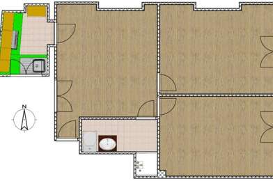 Appartement 3 pièces 850 €