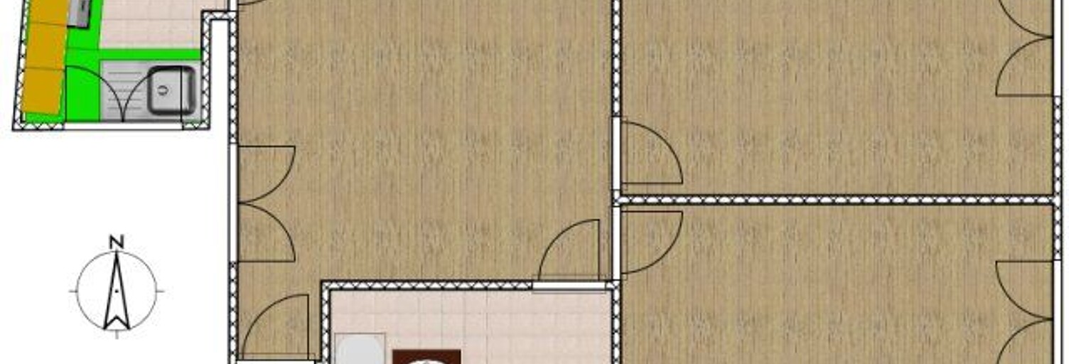 Appartement 3 Pièces 41 m² à louer à Melun (77000)