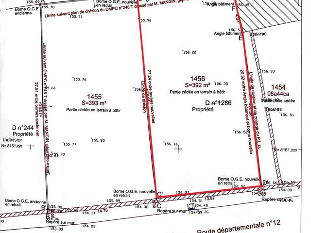 Vente Terrain à bâtir 392 m&sup2; — photo du bien