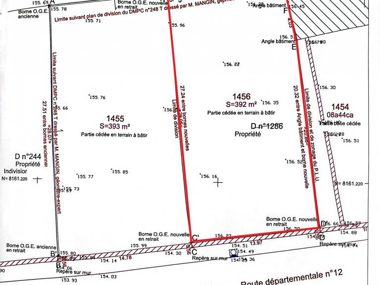 Vente Terrain à bâtir 392 m&sup2; — photo 1