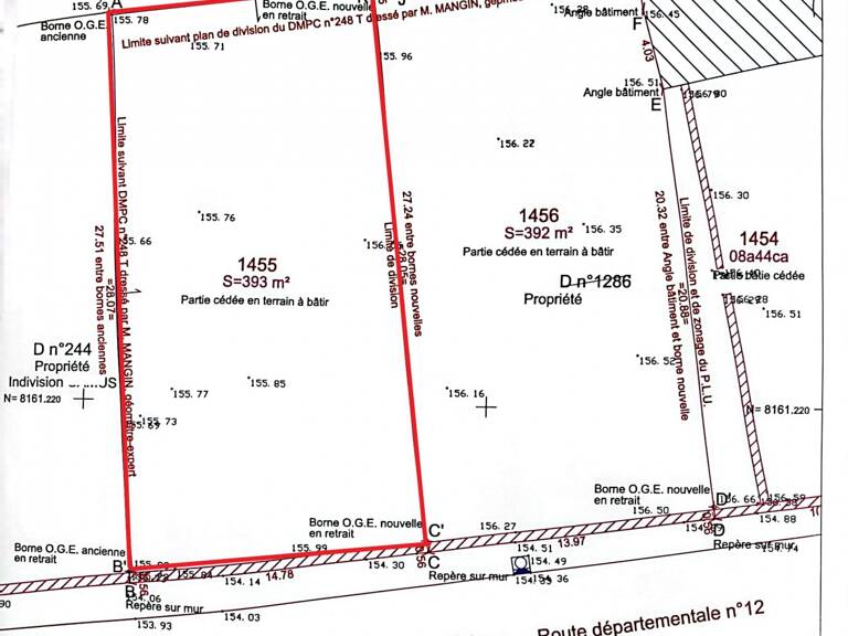 Vente Terrain 393 m&sup2; — photo 1