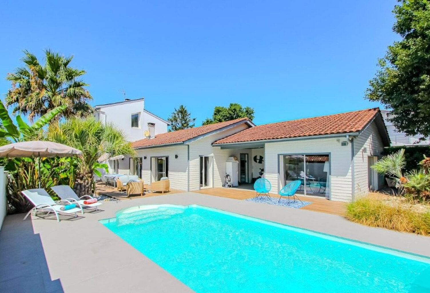 BIARRITZ SUD BELLE VILLA DE FAMILLE AVEC PISCINE — photo 1