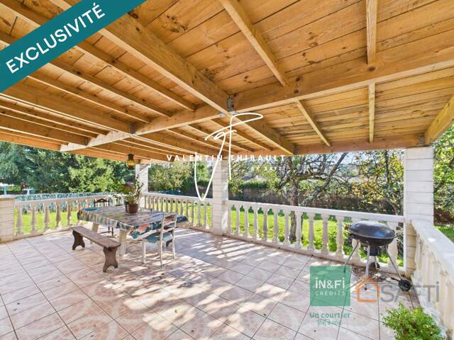 Maison plain-pied 89m² 3 chambres terrasse garage jardin de 1000m² — photo du bien