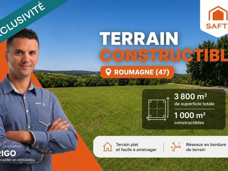 Terrain constructible à Roumagne — photo 1