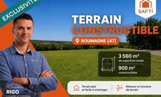 Terrain  3560 m² à vendre à Roumagne (47800)