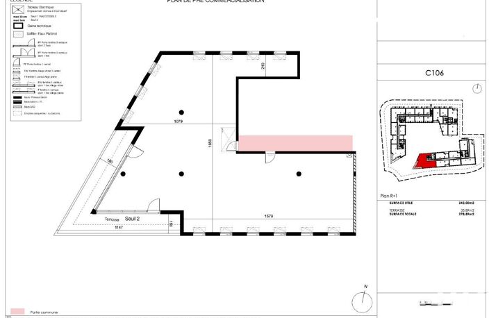 Vente Murs commerciaux 105 m&sup2; — photo 5