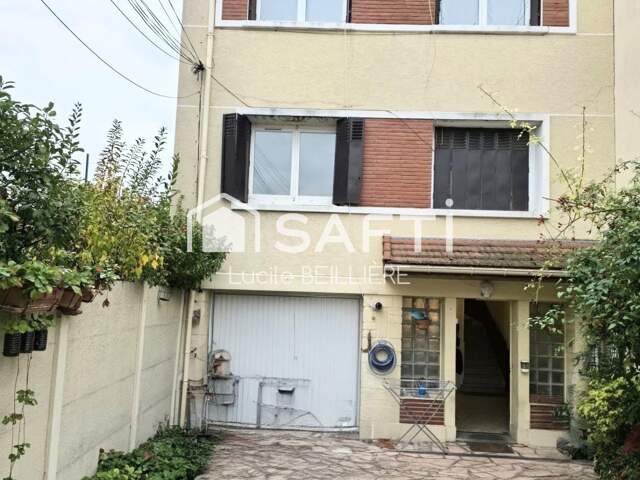 Les Pavillons-sous-Bois 93320 Maison de 150m2 divisée en 5 studios, terrain 233m2 Idéal investisseurs — photo du bien