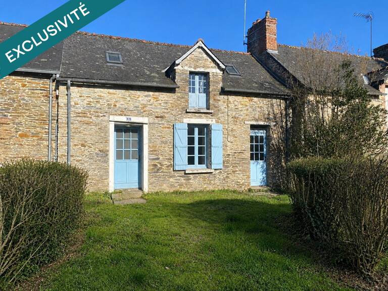 Maison de bourg avec jardin, T4, Sainte Anne sur Vilaine — photo 1