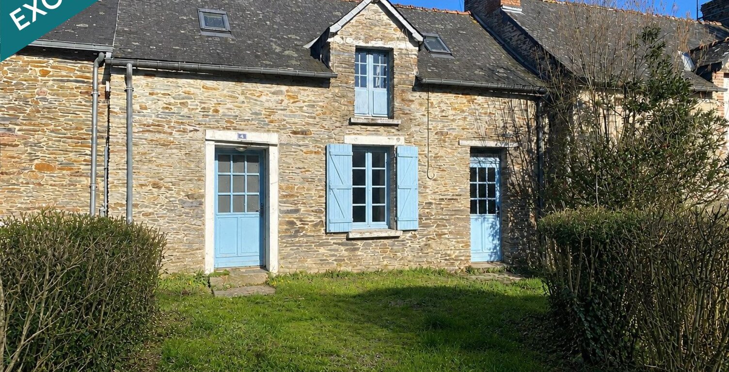 Maison de bourg avec jardin, T4, Sainte Anne sur Vilaine — photo 1