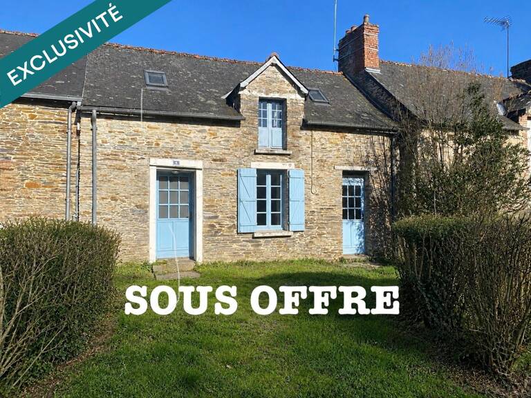 Maison de bourg avec jardin, T4, Sainte Anne sur Vilaine — photo 1