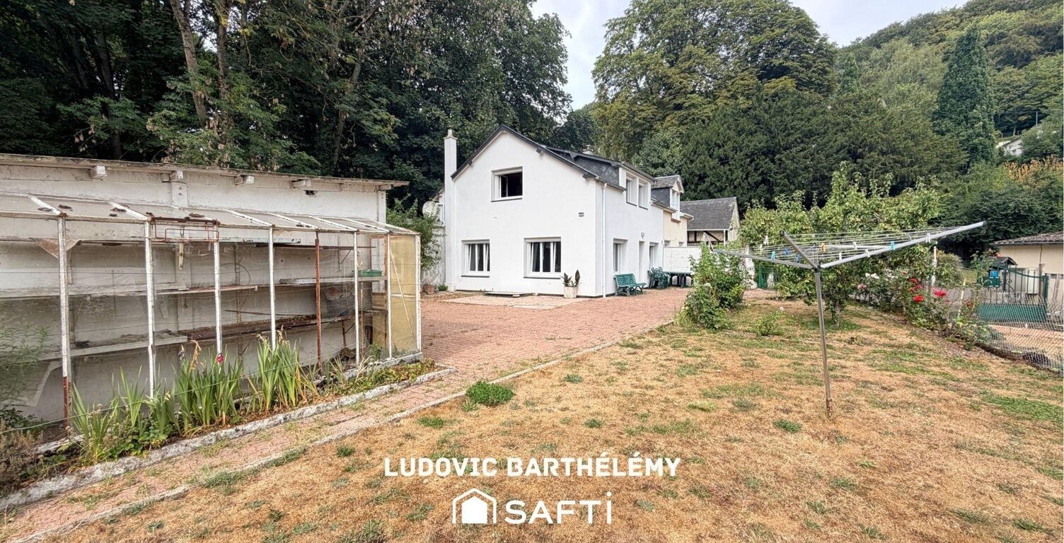 Maison à rafraichir avec jardin et 2 grands garages  Bolbec — photo 1