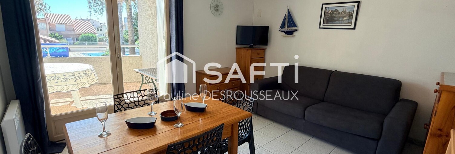 Appartement 2 Pièces 31 m² à vendre à Saint-Cyprien (66750)