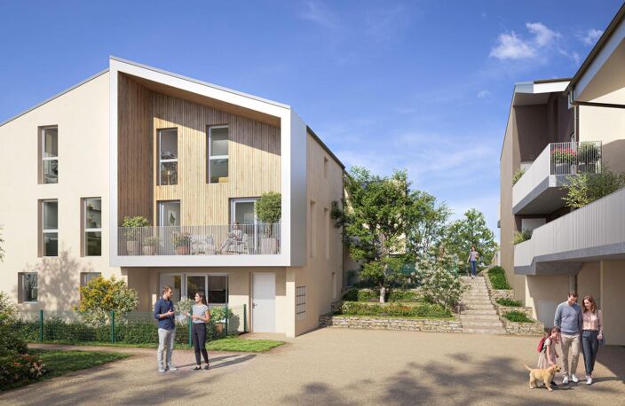 Vente programme neuf T2, T3, T4 40 à 84 m² Fontaines-sur-Saône (69270) — photo 2