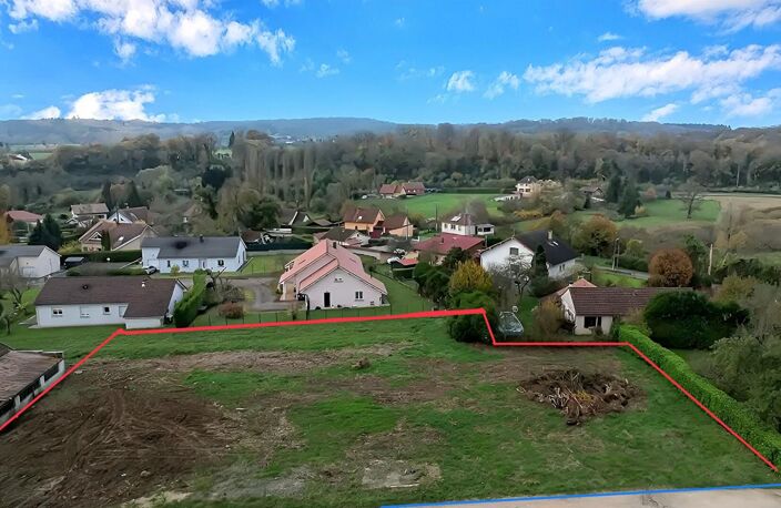 EXCLUSIVITE : à BUSSUREL (Héricourt), 2 Terrains constructibles, 1121 m2 chacun — photo 2