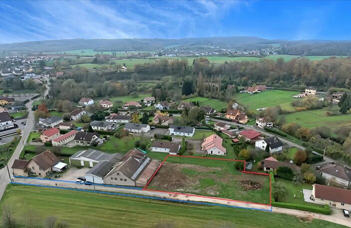 EXCLUSIVITE : à BUSSUREL (Héricourt), 2 Terrains constructibles, 1121 m2 chacun — photo 4