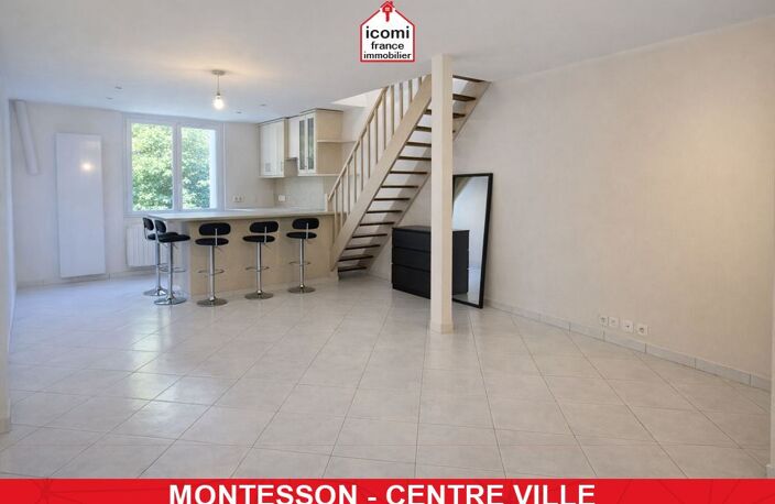 YVELINES - Montesson (78360) - A VENDRE - APPARTEMENT DUPLEX AU 1ER ET COMBLES DE 65 M² - PIECE DE VIE DE 35M - 1/2 COUCHAGES - PARKING - CALME - ESPACES COMMUNS ARBORES - RARE — photo 3