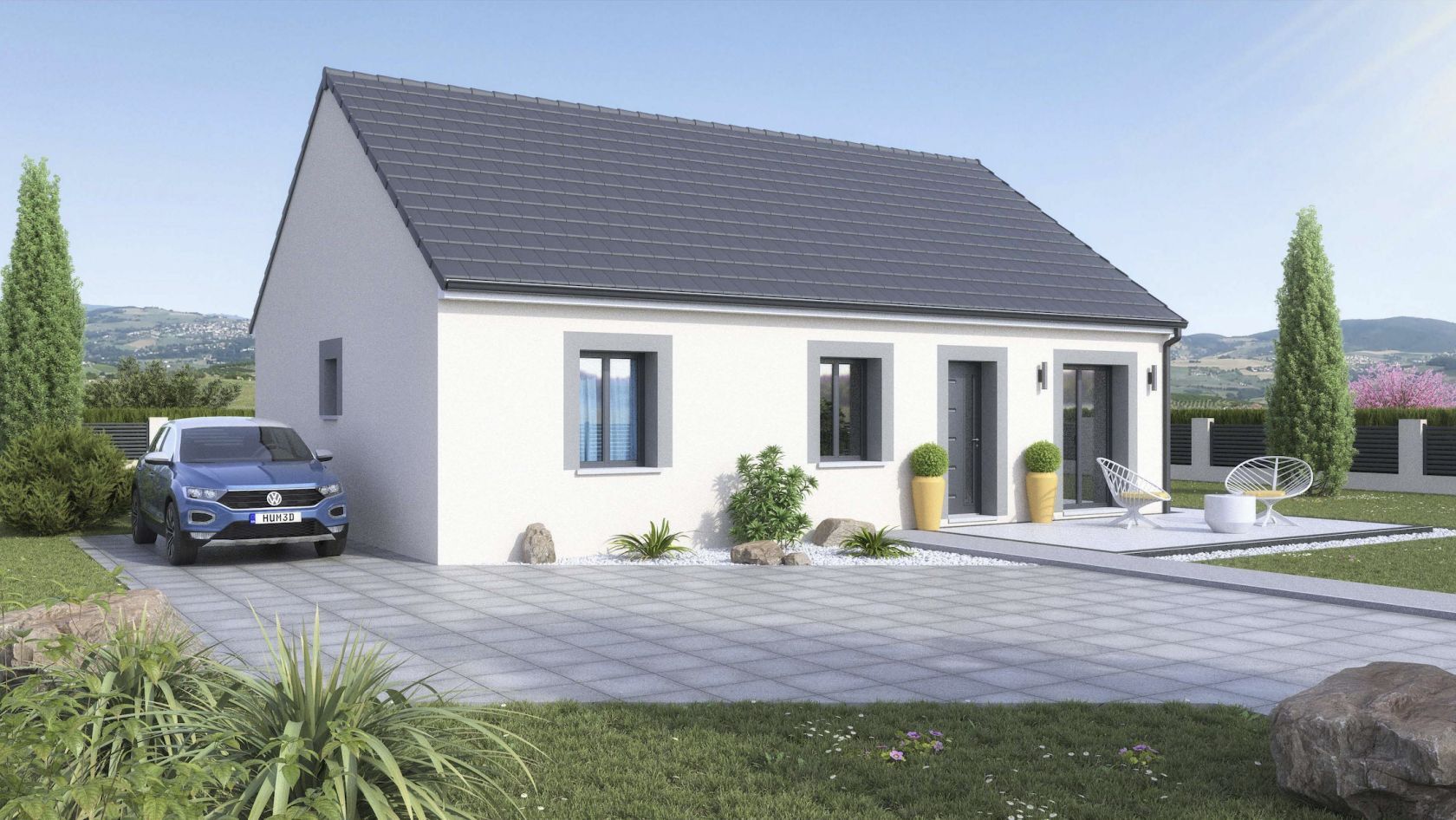 Projet de construction d'une maison 85 m² avec terrain à JOUY-EN-JOSAS (78)